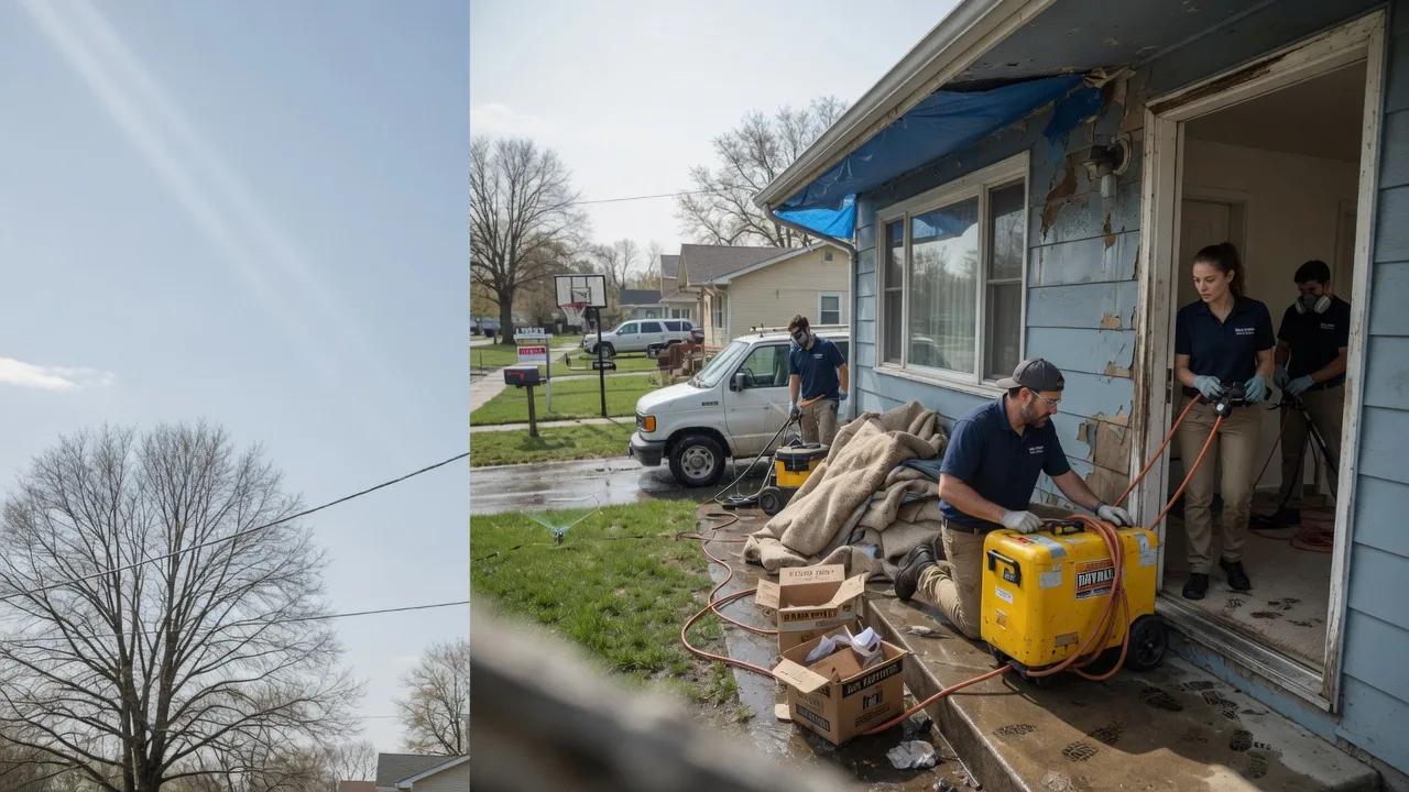 Basement Flood Cleanup in Meadville, PA near me